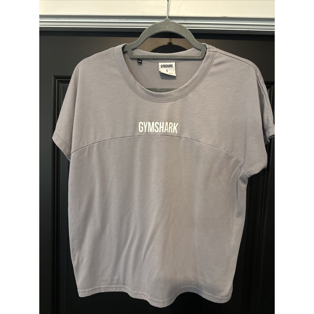 Gymshark Women's Ark Tee Gray Small Short‎ Sleeve Athletic Gym